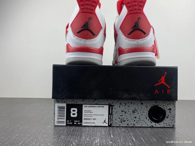 DH6927-161 Jordan Cement Air 4 Red 0807